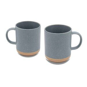 Stoneware Mug Pair
